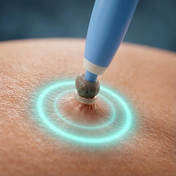 APPLICA IL DEVICE SUL FIBROMA
